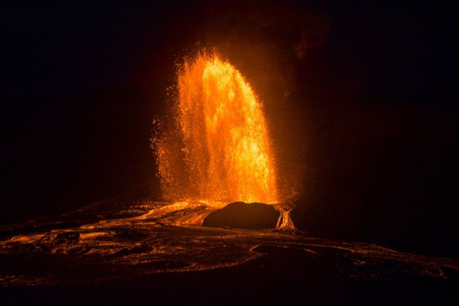 Photo de James Lee - Éruption volcanique
